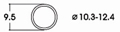 Кольцо фрикционное для колес 10шт ROCO (40074)