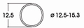 Кольцо фрикционное для колес 4шт ROCO (40075)